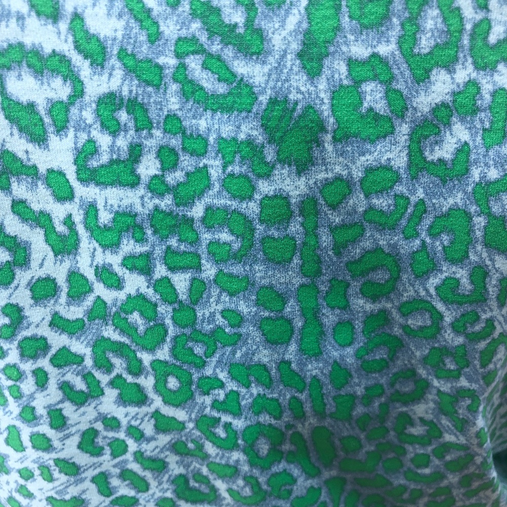 J Mclaughlin Knit Leopard Print Top Size L - image 2